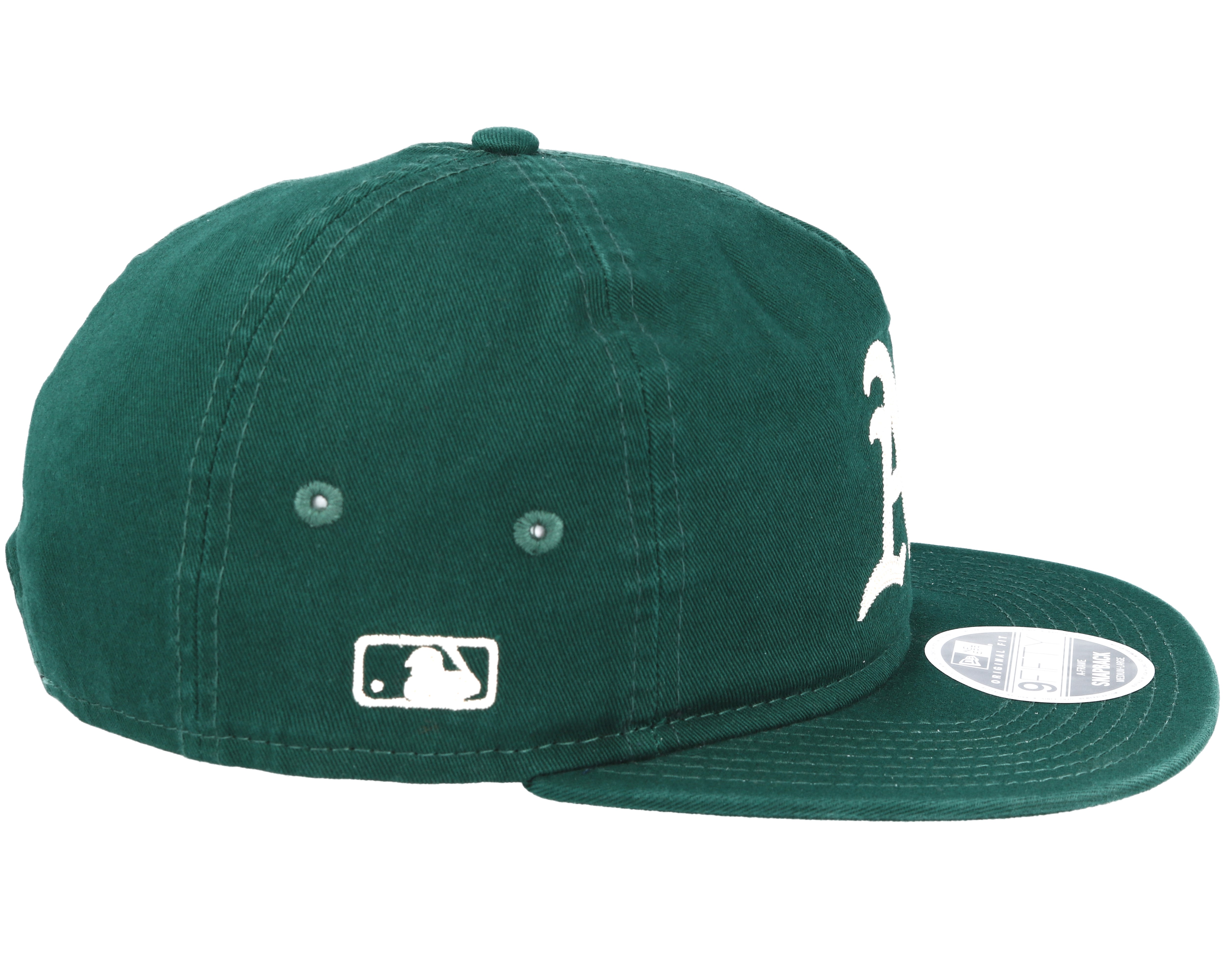 Oakland Athletics Chain Stitch Green Snapback New Era caps Hatstore