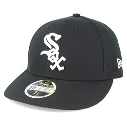 low profile white sox hat