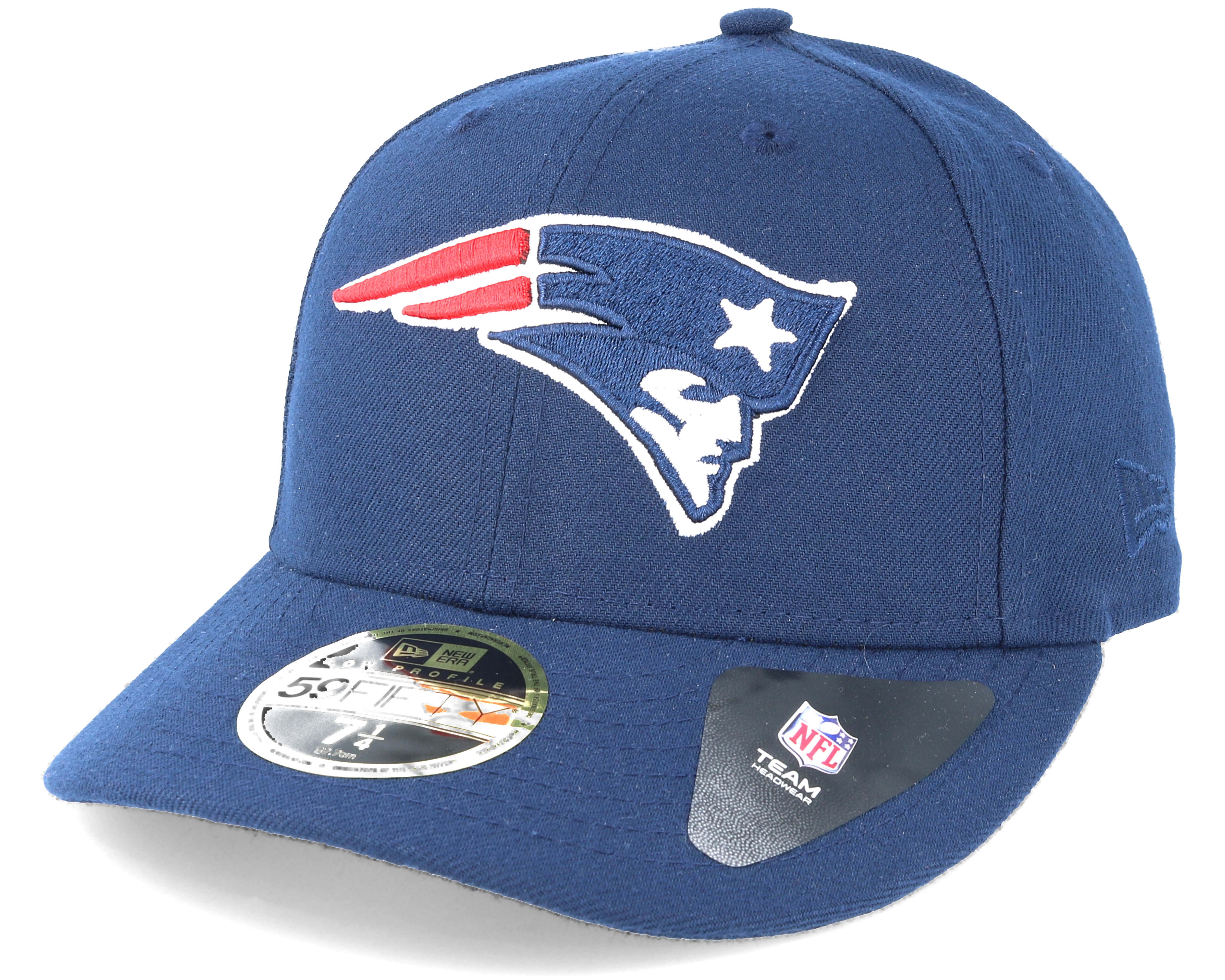 New England Patriots Team Classic Low Profile 59Fifty Navy Fitted New