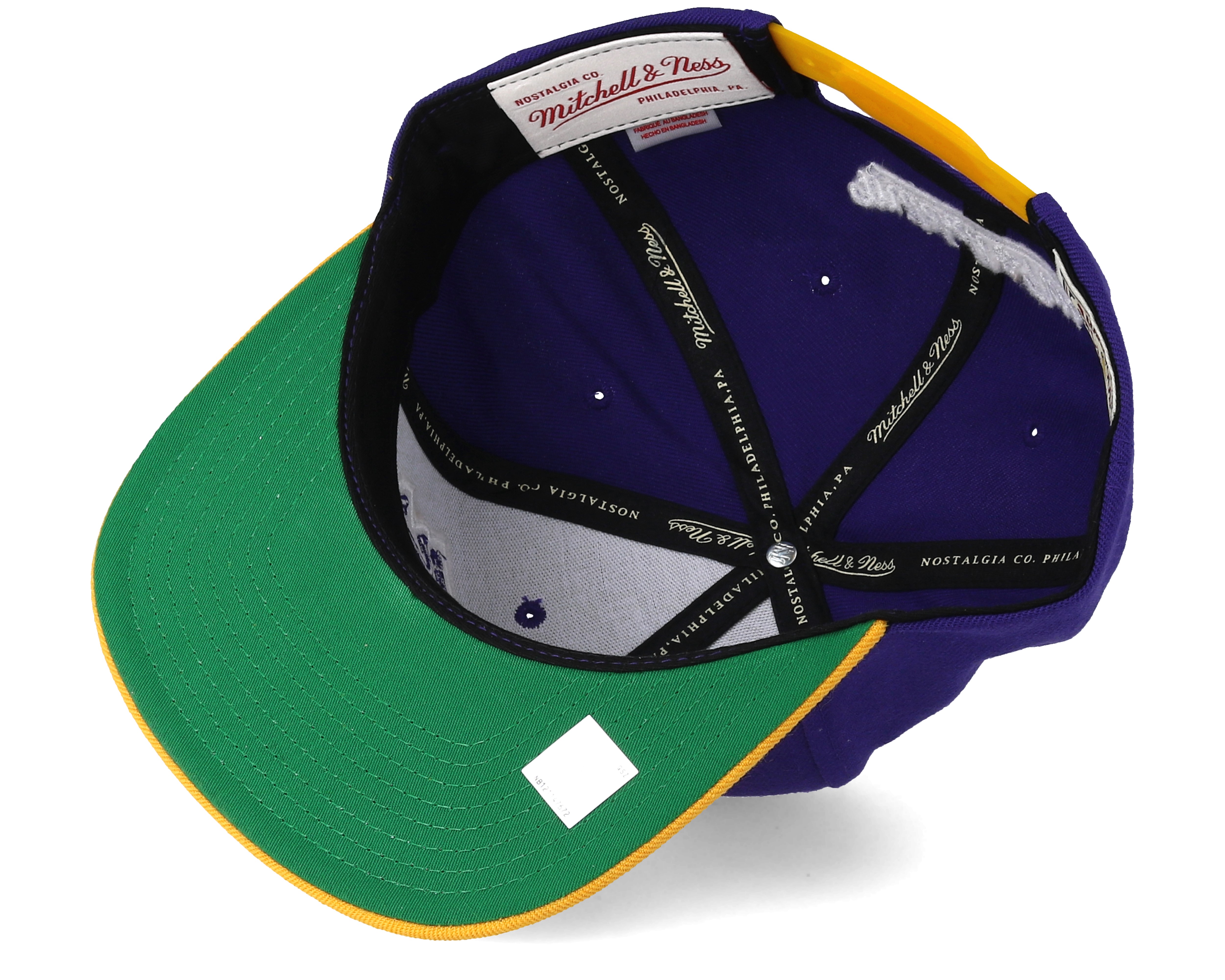 LA Lakers XL Logo 2 Tone Purple Snapback - Mitchell & Ness ...