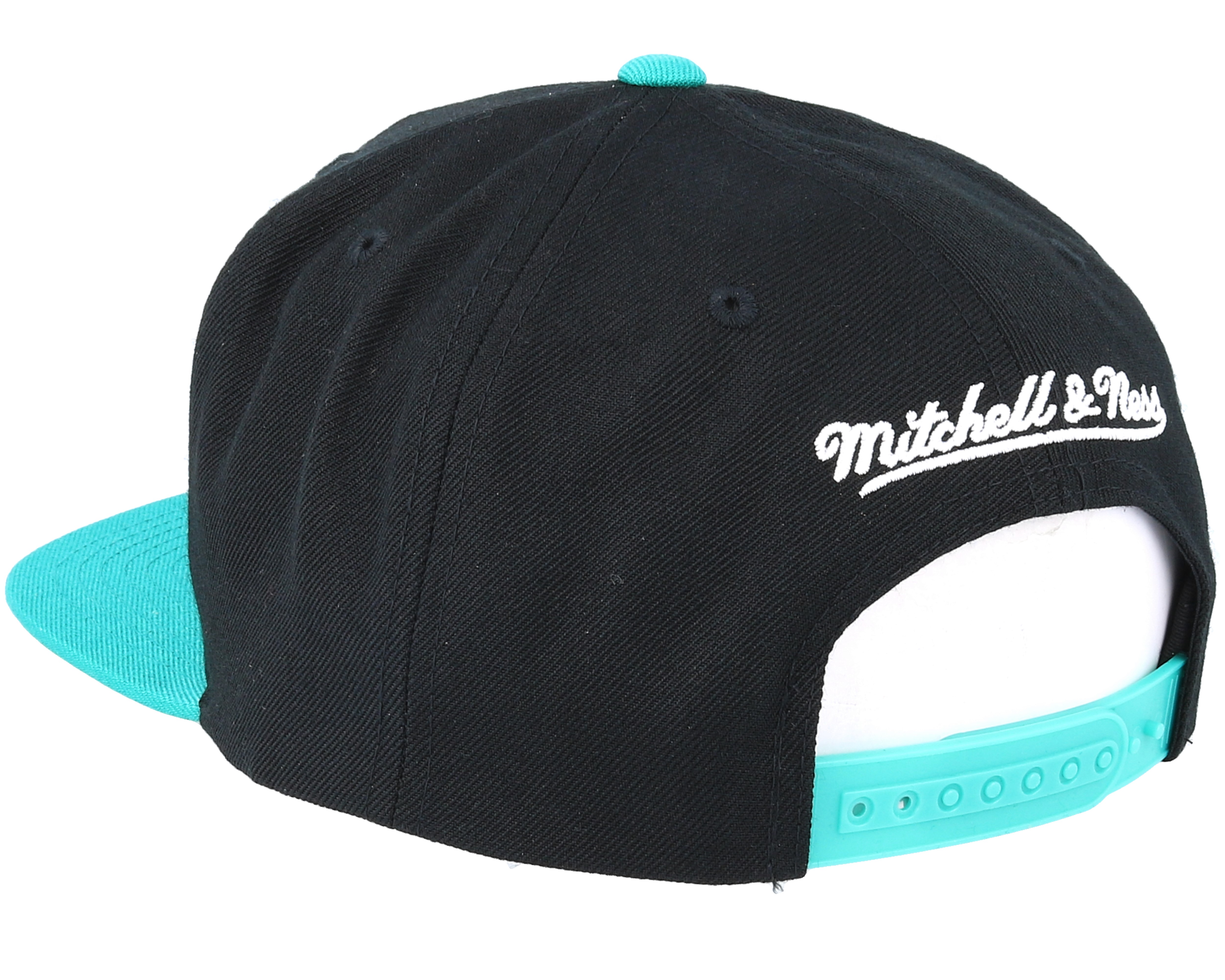 Vancouver Grizzlies XL Logo 2 Tone Cadet/Black Snapback - Mitchell & Ness caps - Hatstoreworld.com