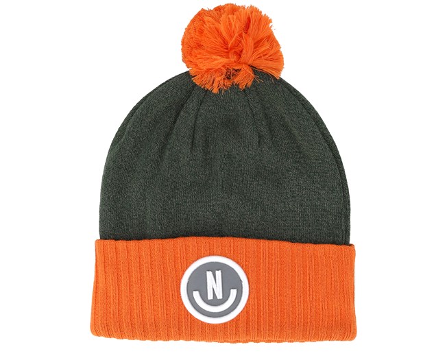 orange neff beanie