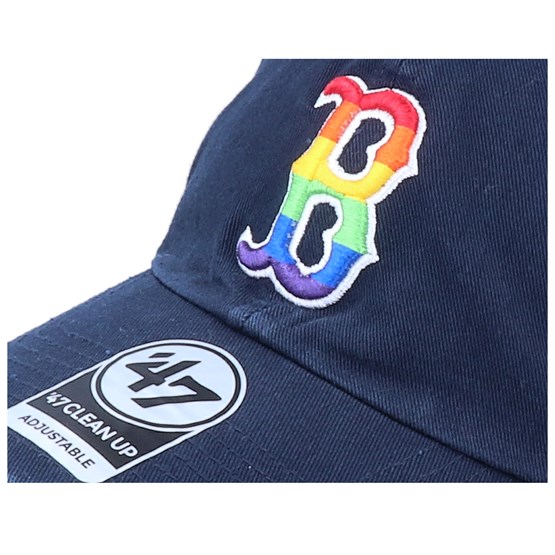 gay pride red sox hat