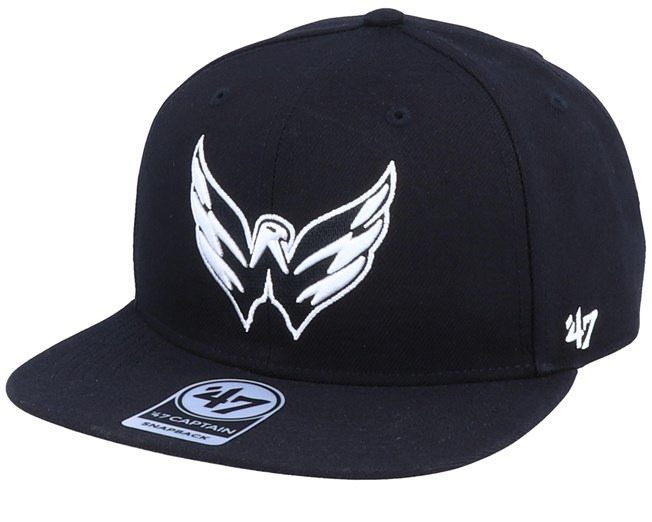new high quality official new specials Washington Capitals Sure Shot Captain Black/White Snapback - 47 ... new high quality official new specials Washington Capitals Sure Shot Captain Black/White Snapback - 47 ...