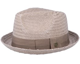 castor toyo straw fedora hat