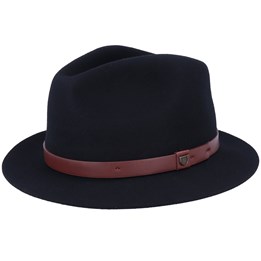 Messer Short Brim Black Fedora 