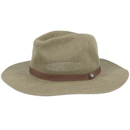 Messer Knit Packable Light Olive Fedora 