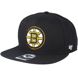 Boston Bruins Sure Shot Black Snapback 