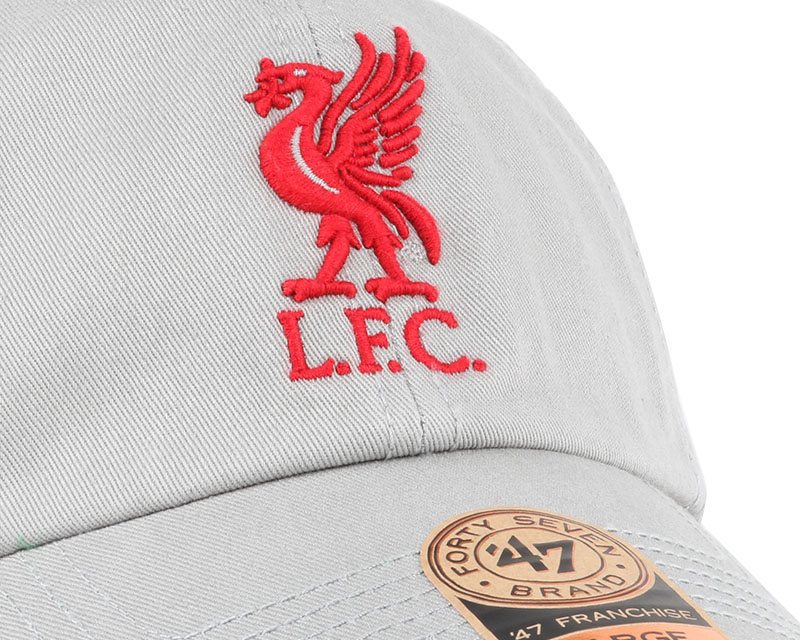 Liverpool FC Grey Franchise 47 Brand caps