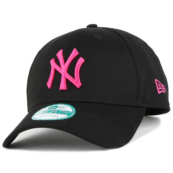 NY Yankees Black/Pink 9Forty Adjustable - New Era caps - Hatstoreworld.com