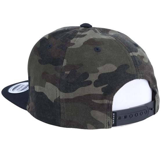 Kids Mission Badge Camo/Black Snapback