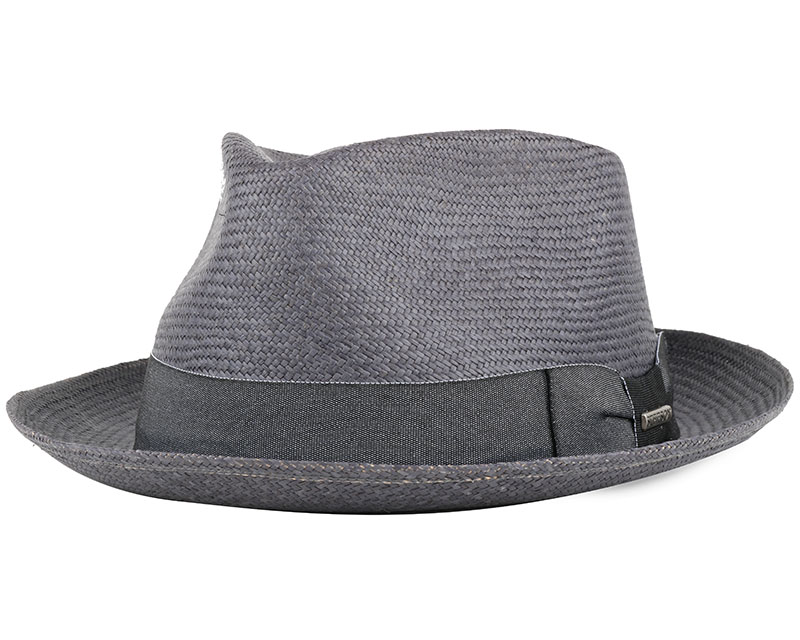 Solvay Panama 1 2 Grey Stetson Hats Hatstore co uk