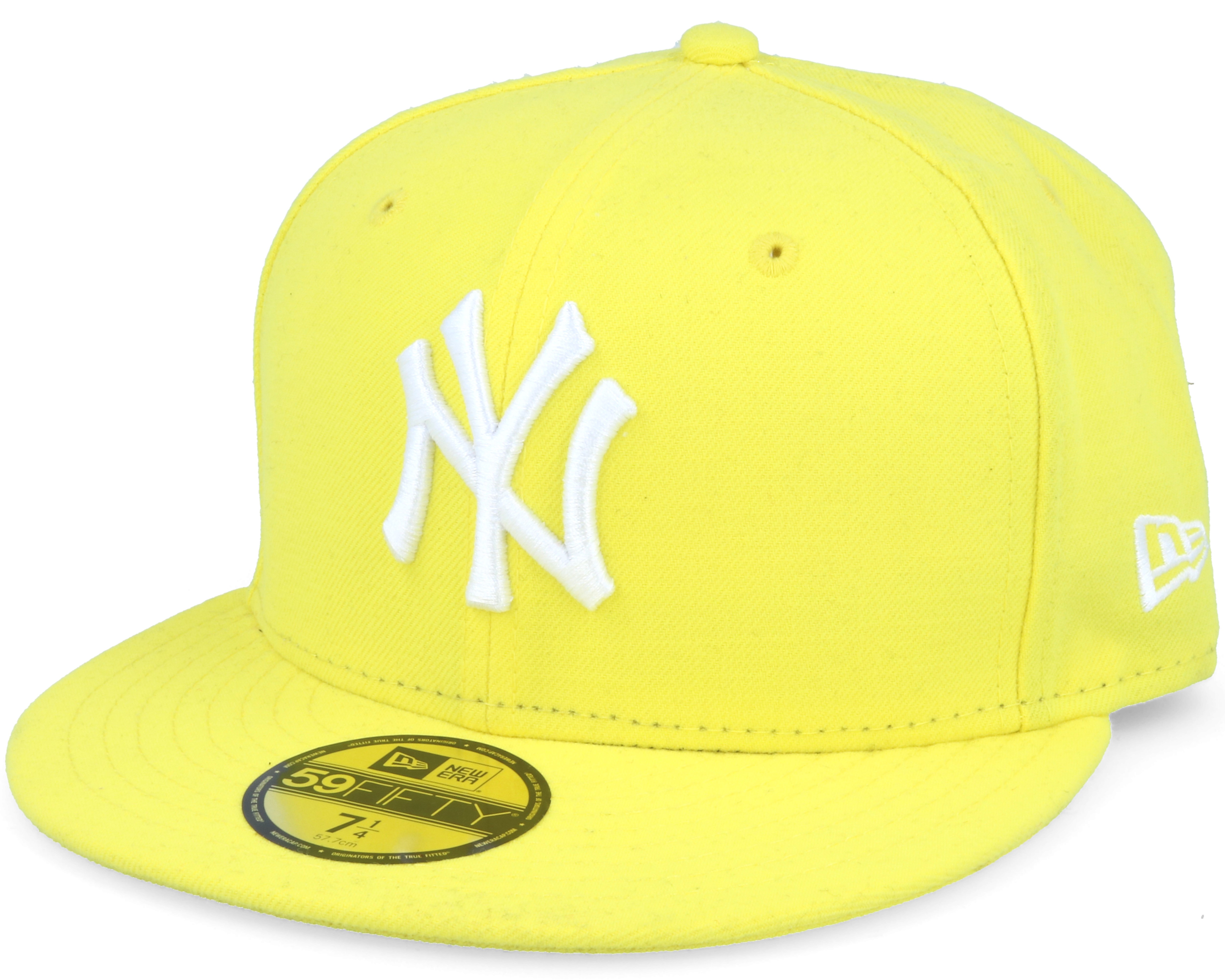 NY Yankees MLB Basic Yellow 59fifty Fitted - New Era keps - Hatstore.se