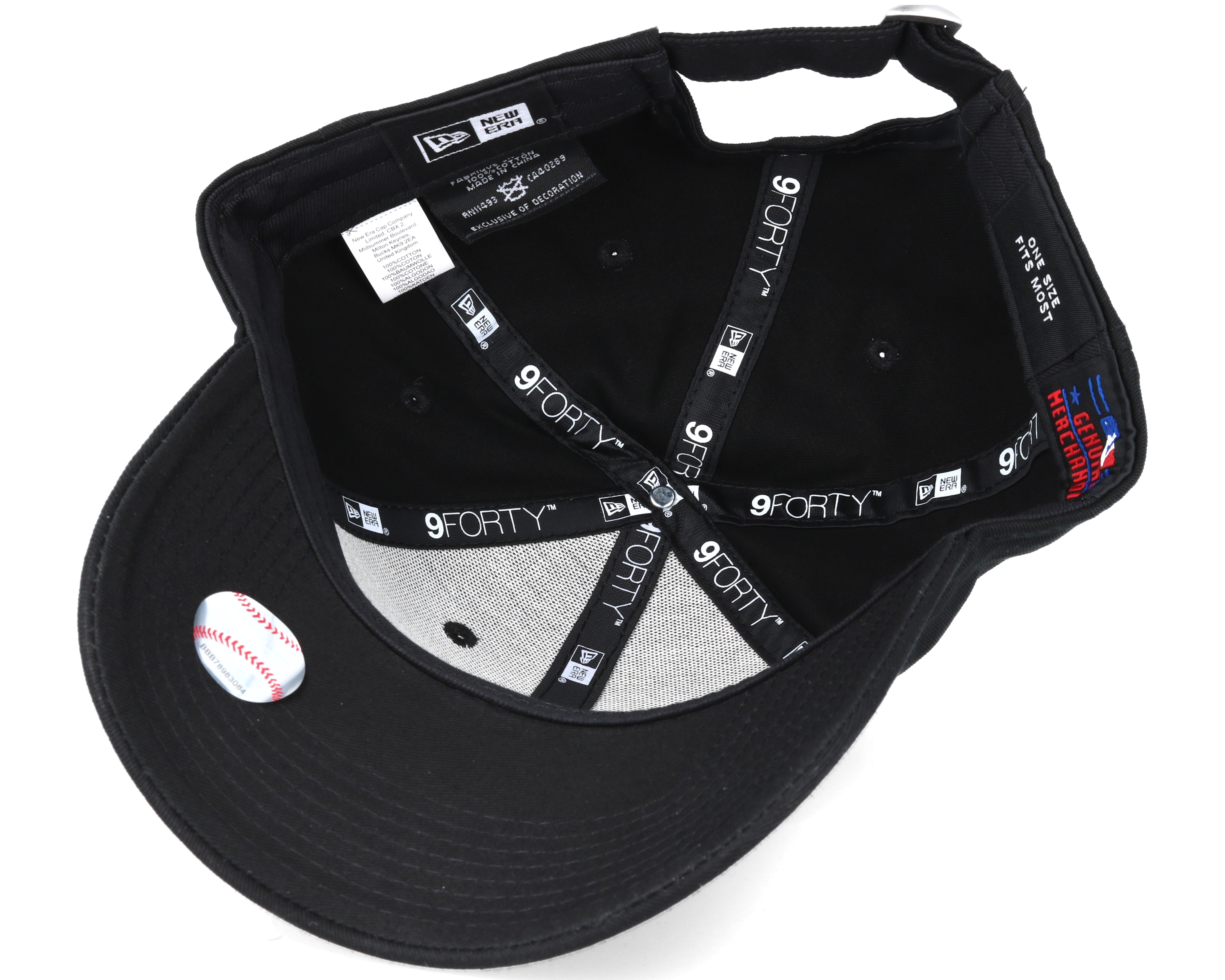 New York Yankees MLB League Ess Black 9forty Adjustable New Era caps