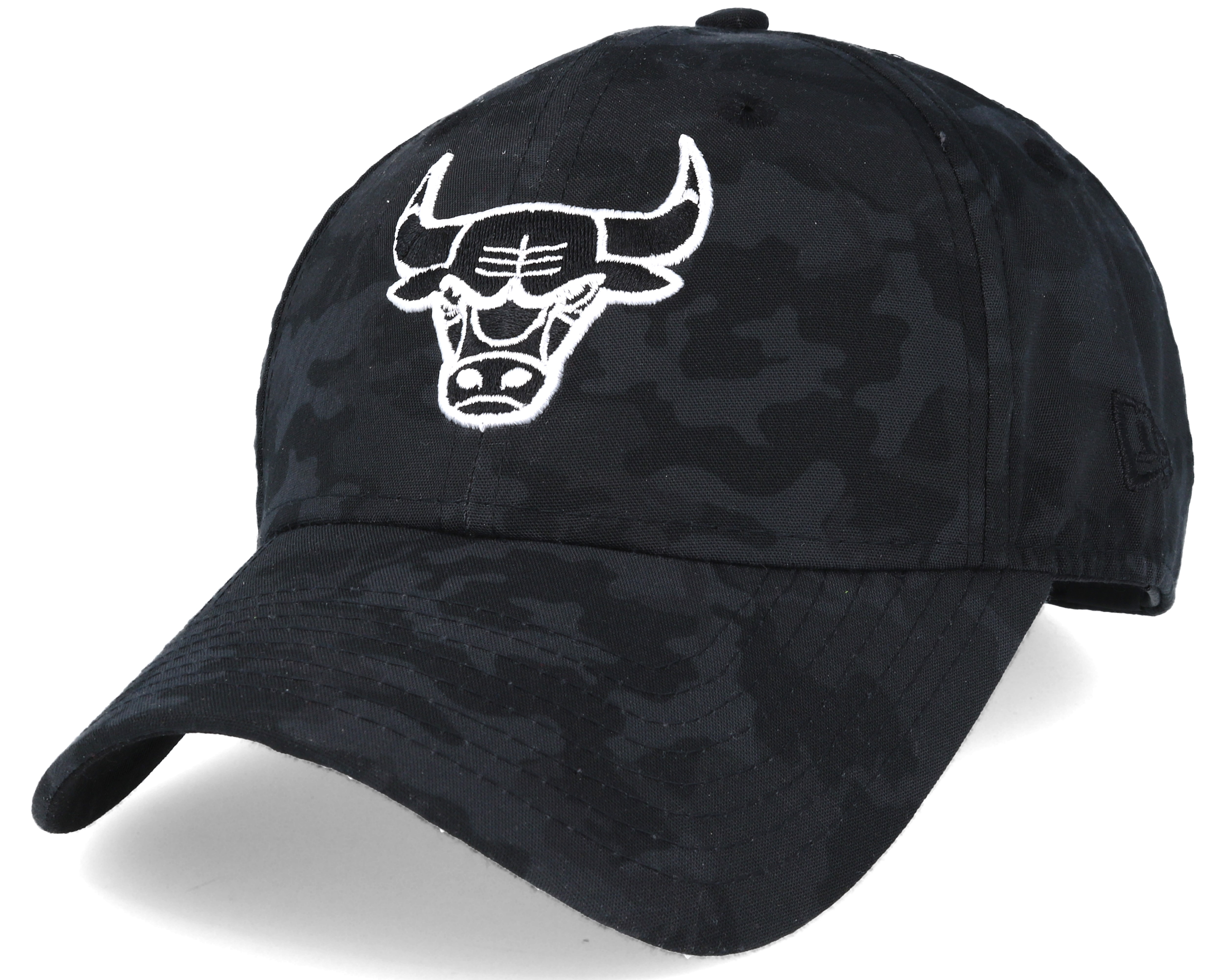 Chicago Bulls NBA Camo Black 9forty Adjustable New Era caps