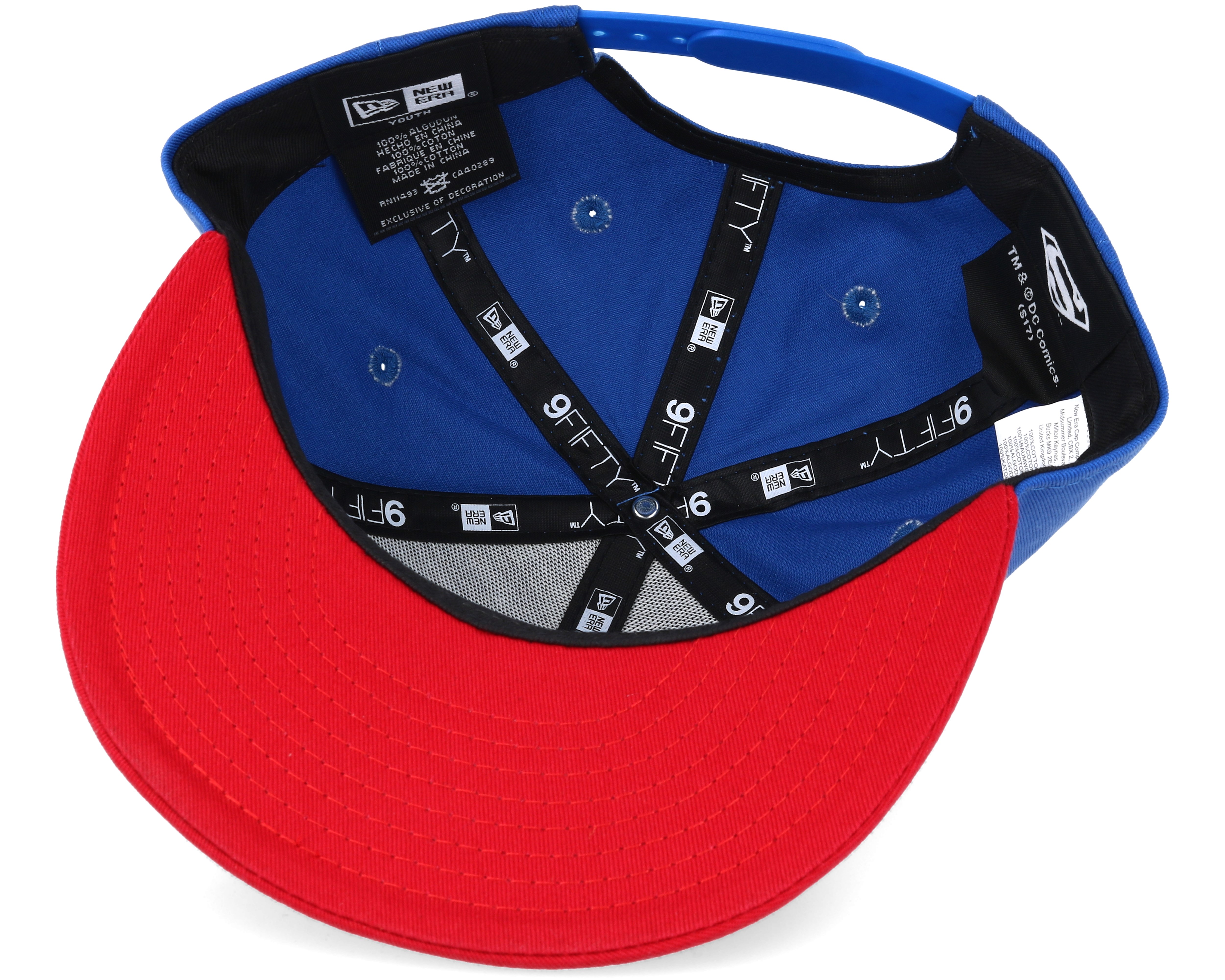 New Era 9Fifty Snapback Cap Kinder - Superman Design In Navy