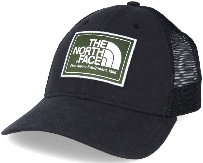 north face mudder trucker hat black