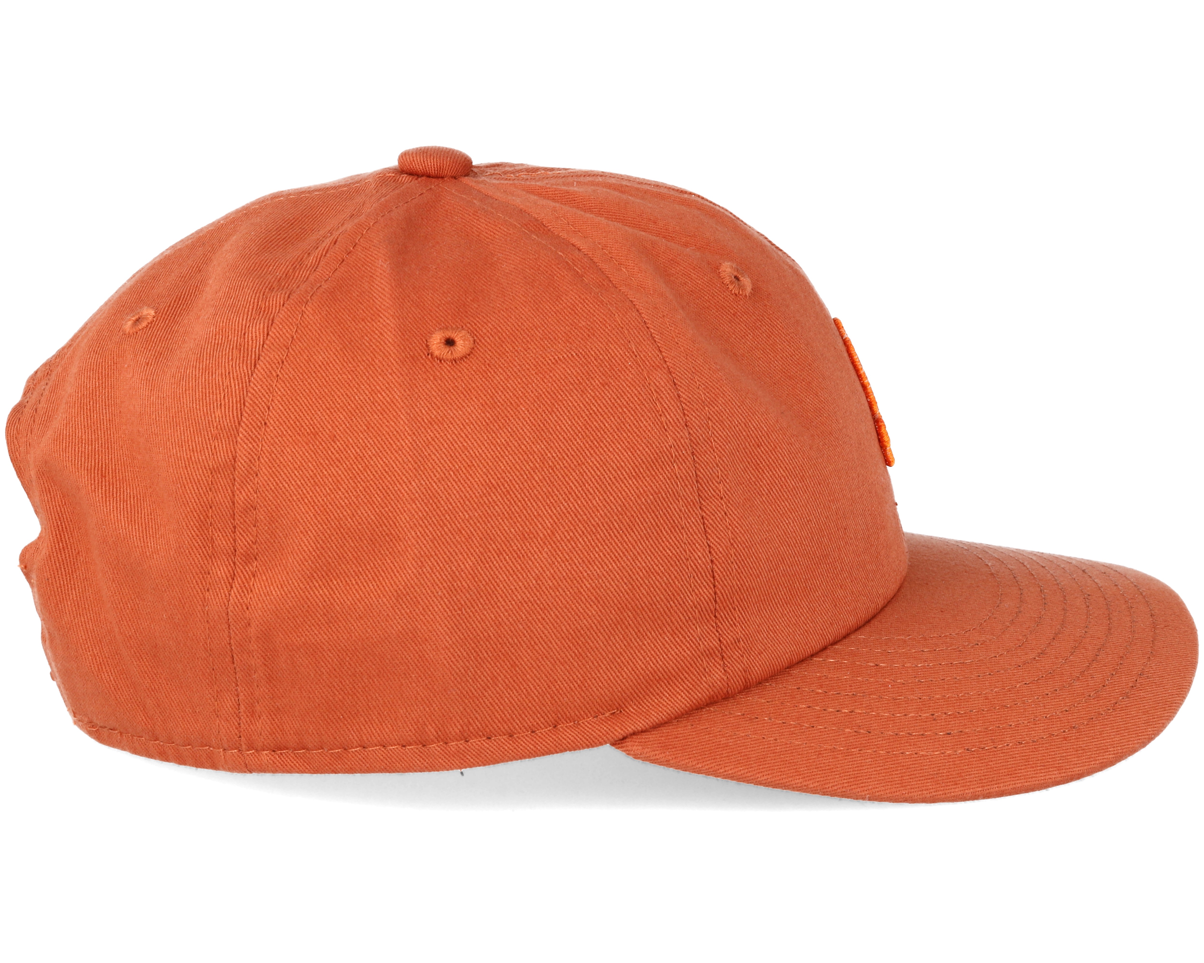 brown snapback cap
