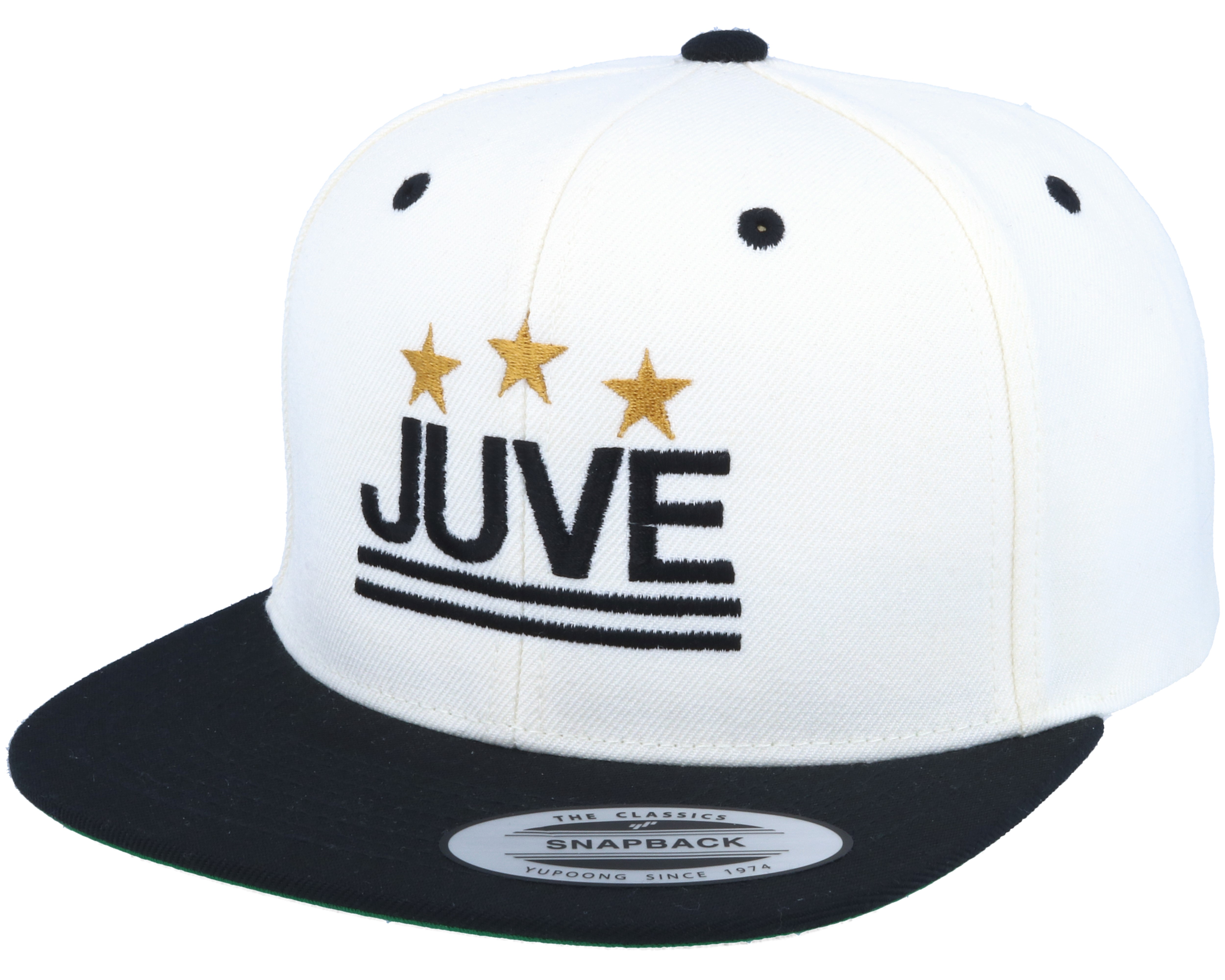 Juve White/Black Snapback - Forza caps - Hatstore.no