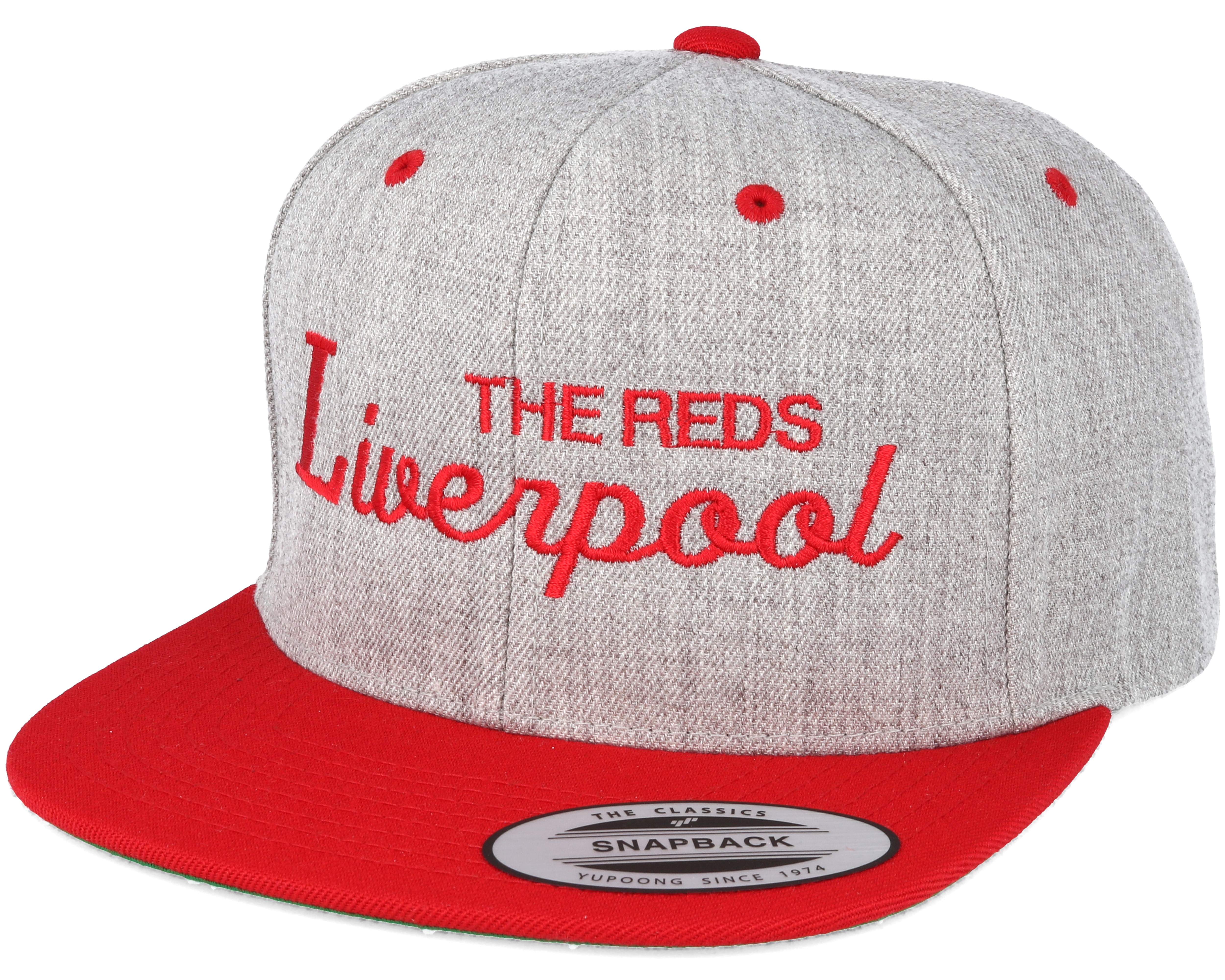 Liverpool Grey/Red Snapback - Forza caps | Hatstore.co.uk
