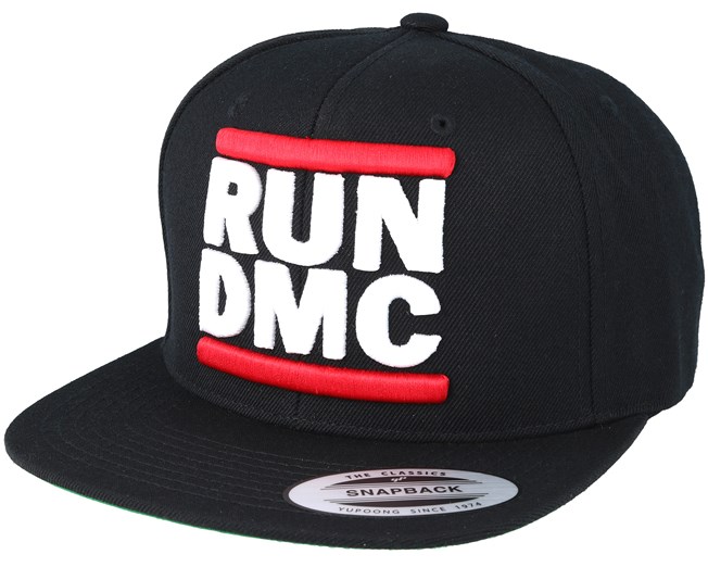 Run Dmc Logo Black Snapback Mister Tee Caps Hatstoreworld Com