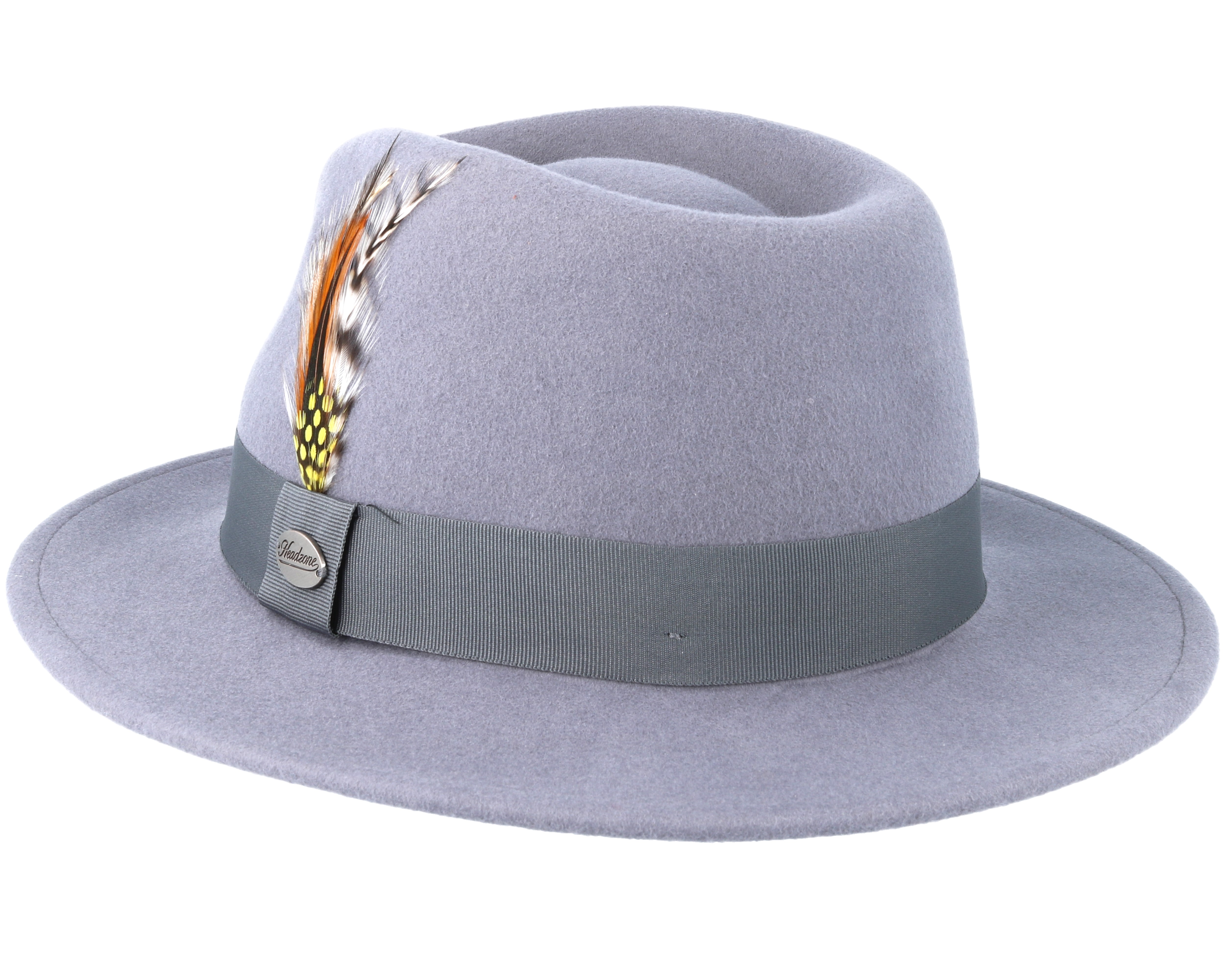 Martino Grey Fedora Headzone hats