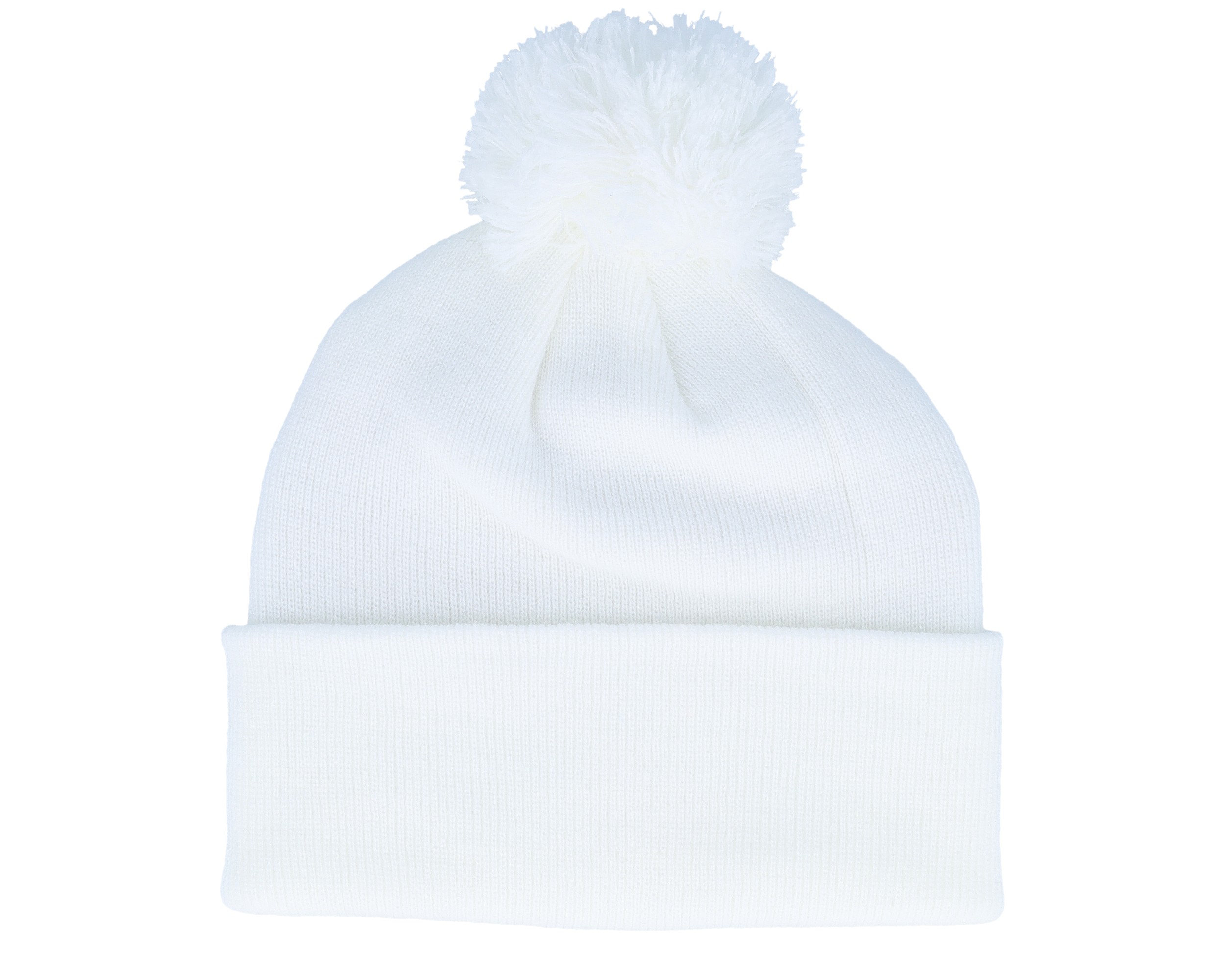 Original Pom Pom White Beanie Beanie Basic beanies Hatstore.co.nz