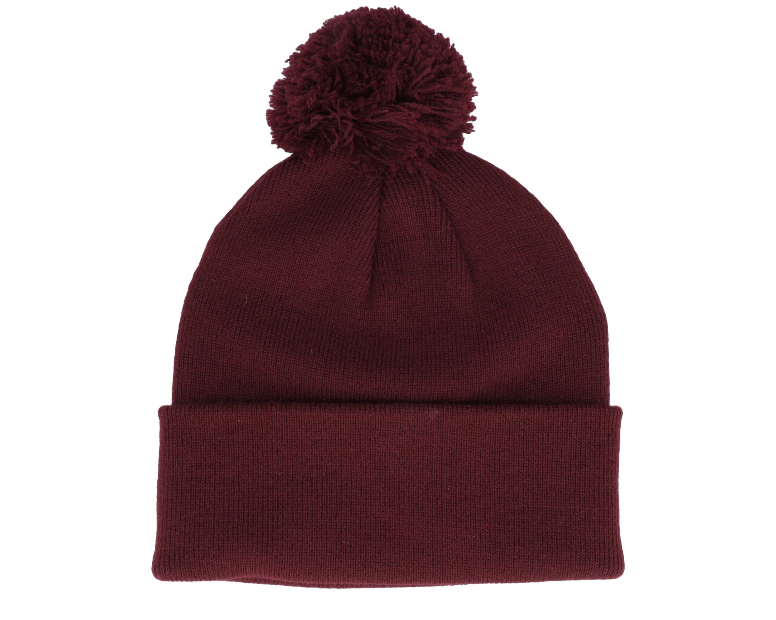 Original Pom Pom Burgundy Beanie Beanie Basic mütze Hatstore.ch