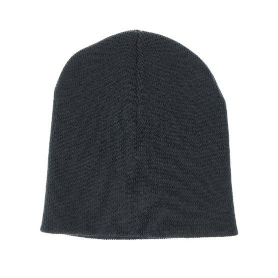 Knitted Short Black Beanie Beanie Basic beanies