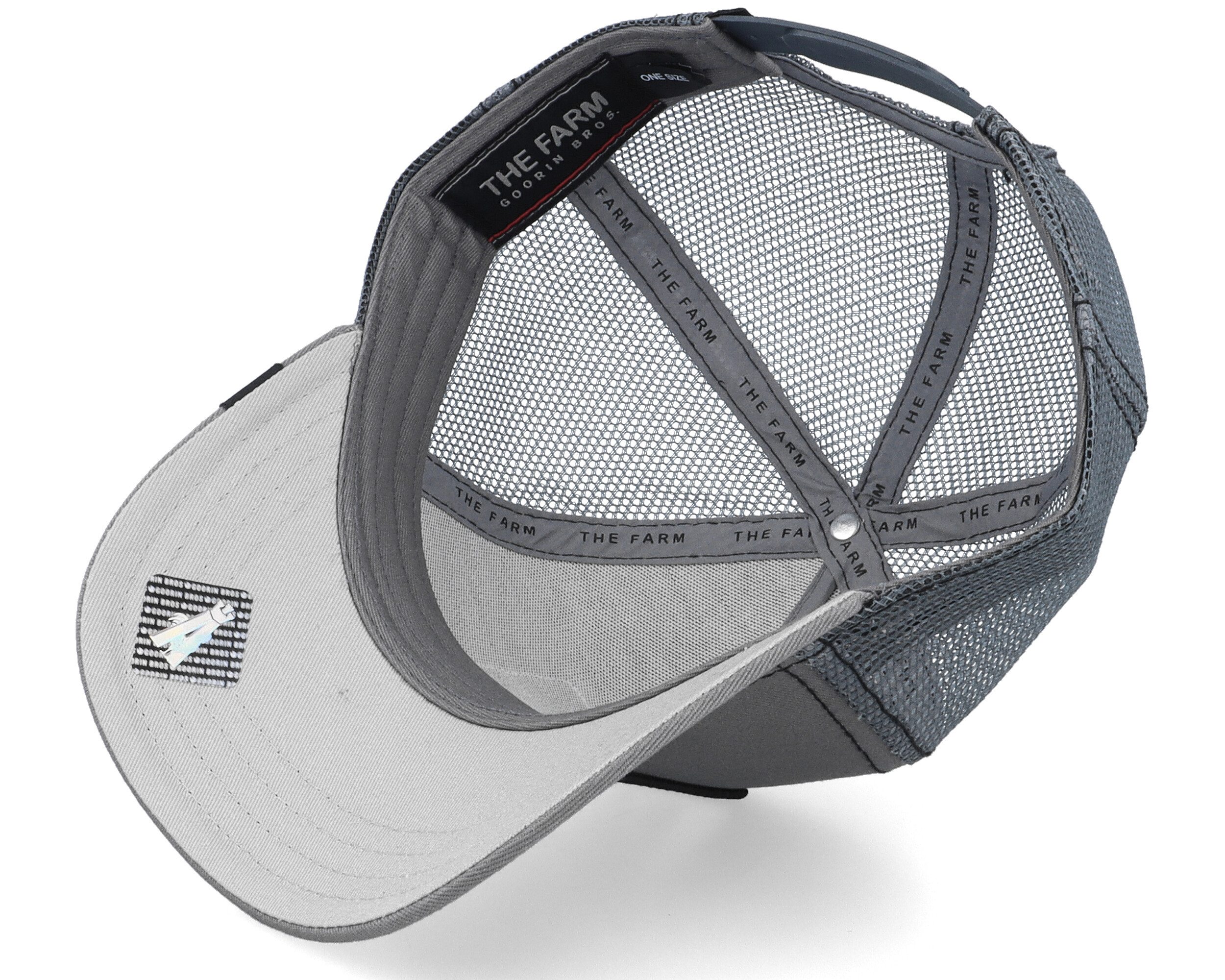 Silver Fox Grey Trucker Goorin Bros Caps Hatstore co uk