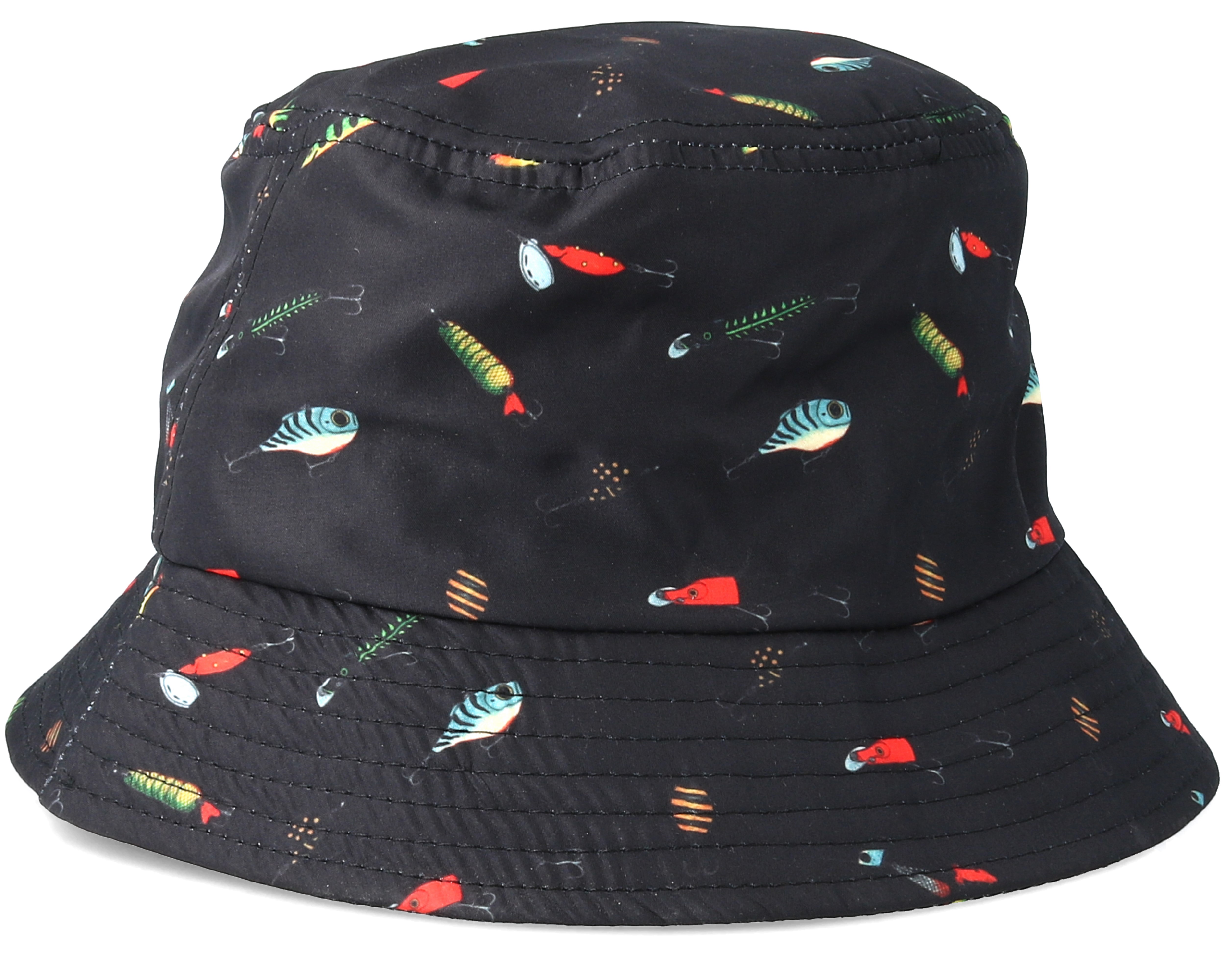 Lure Black Bucket Sqrtn hats