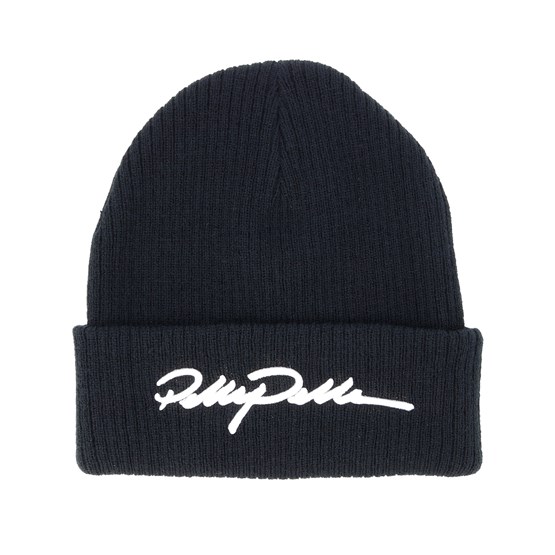 Signature Black Beanie Pelle Pelle beanies