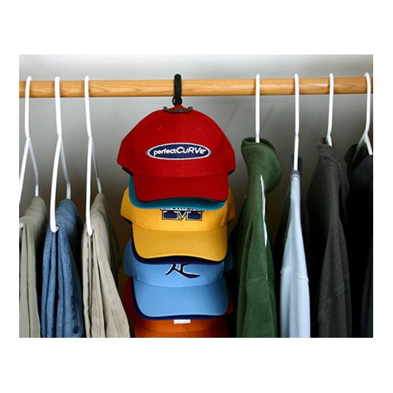 Cap Rack 36 Caps System Black Perfect Curve accessories