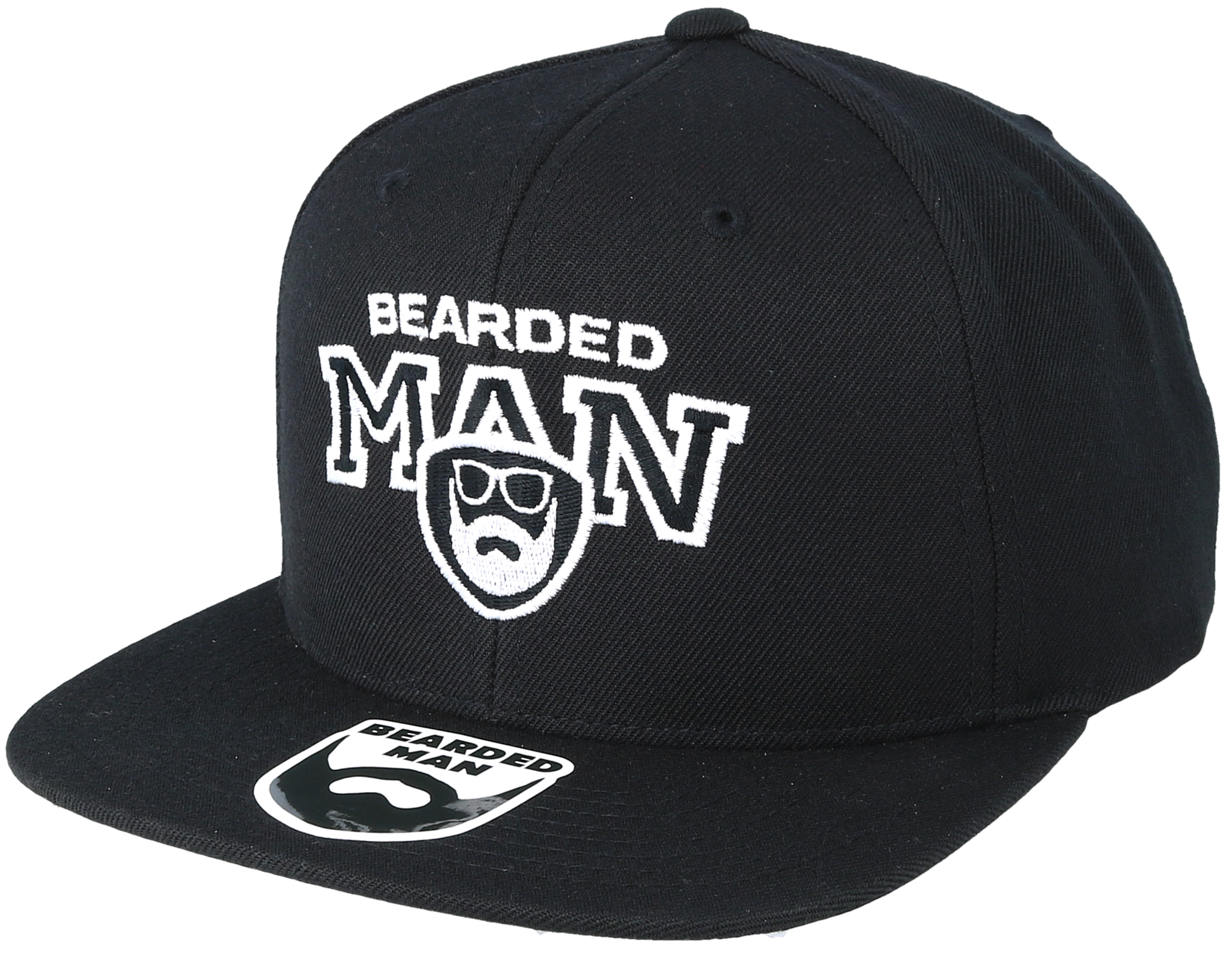 Team BM Black Snapback Bearded Man caps Bearded Man