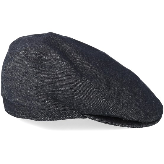 black flat hat