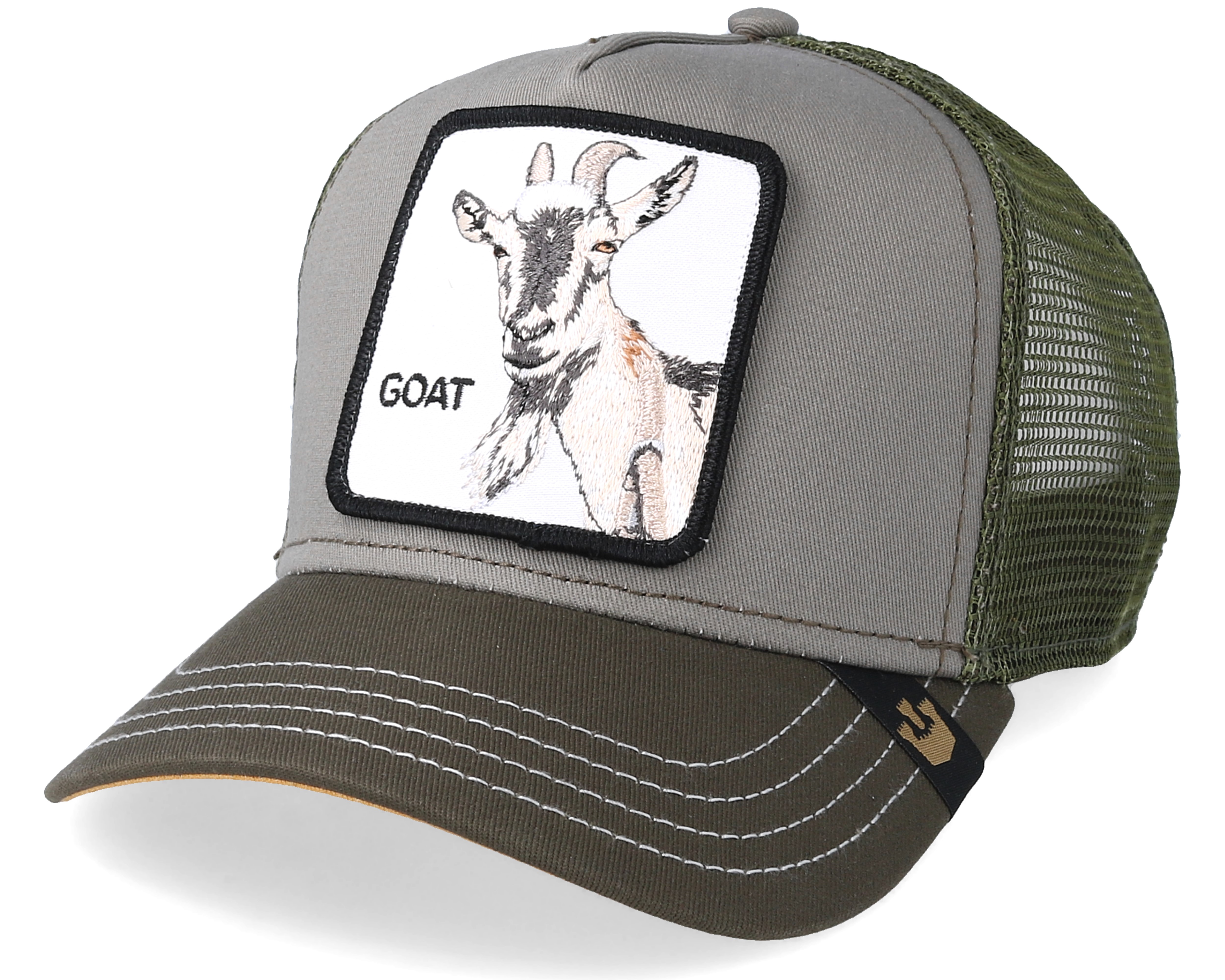 Goat Beard Olive Trucker Goorin Bros. caps Hatstore.co.uk