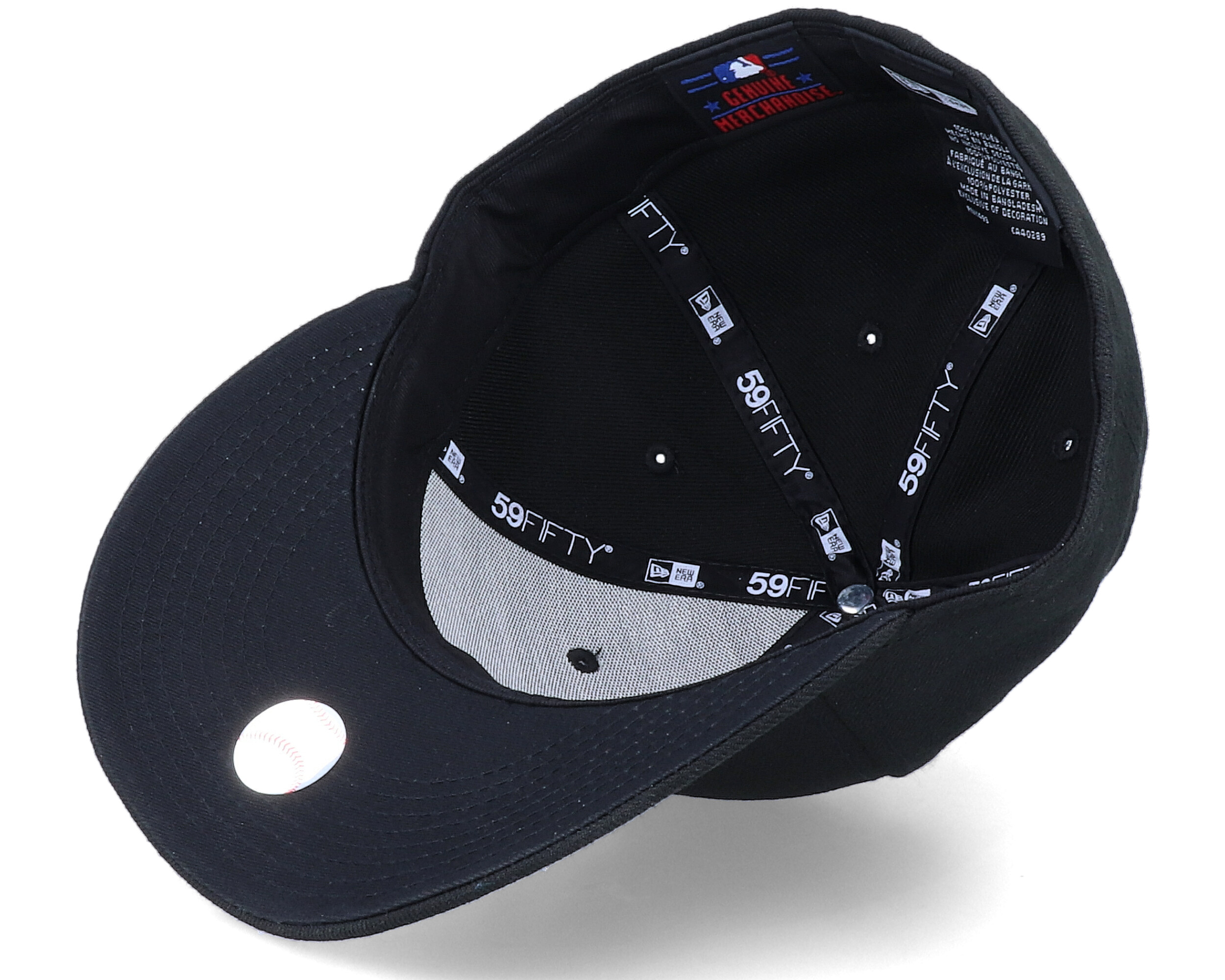 New York Yankees Low Profile 59Fifty Black/White Fitted - New Era caps
