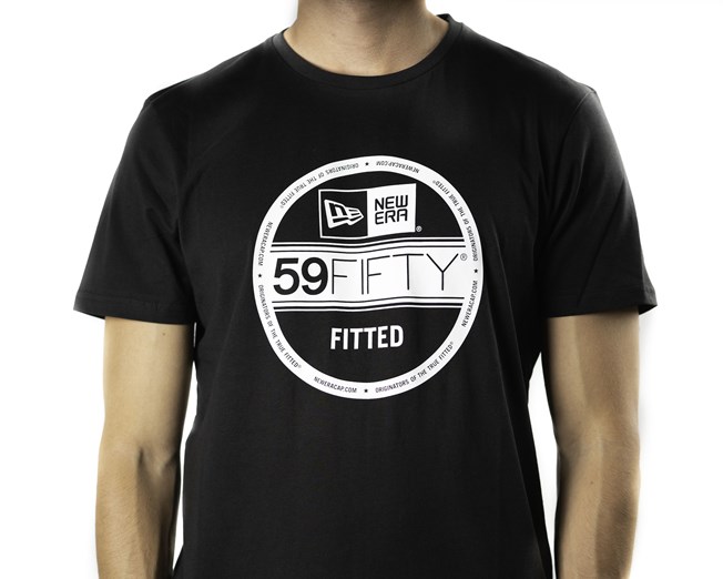 Essential Visor Sticker Tee Black T Shirt New Era Facets A Productclass Tshirt Hatstore Se