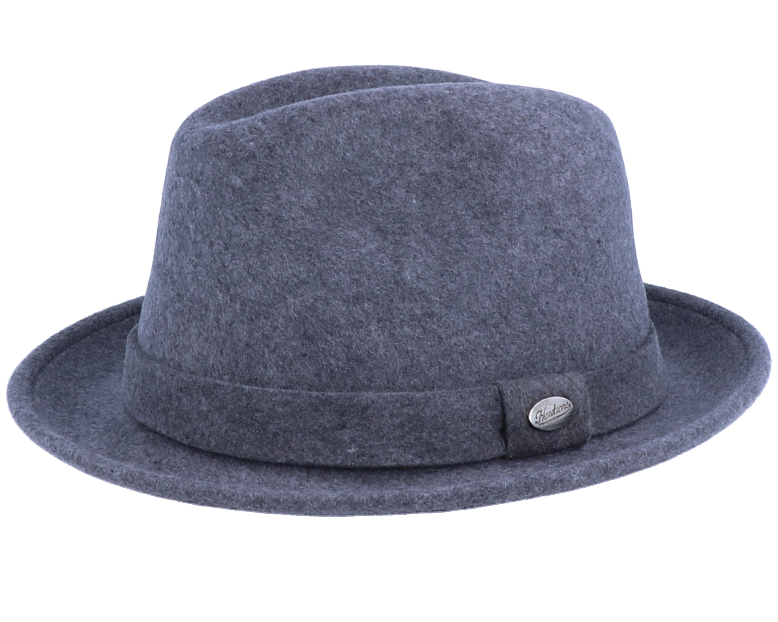 Player Dark Grey Fedora Headzone hats Hatstore.co.uk