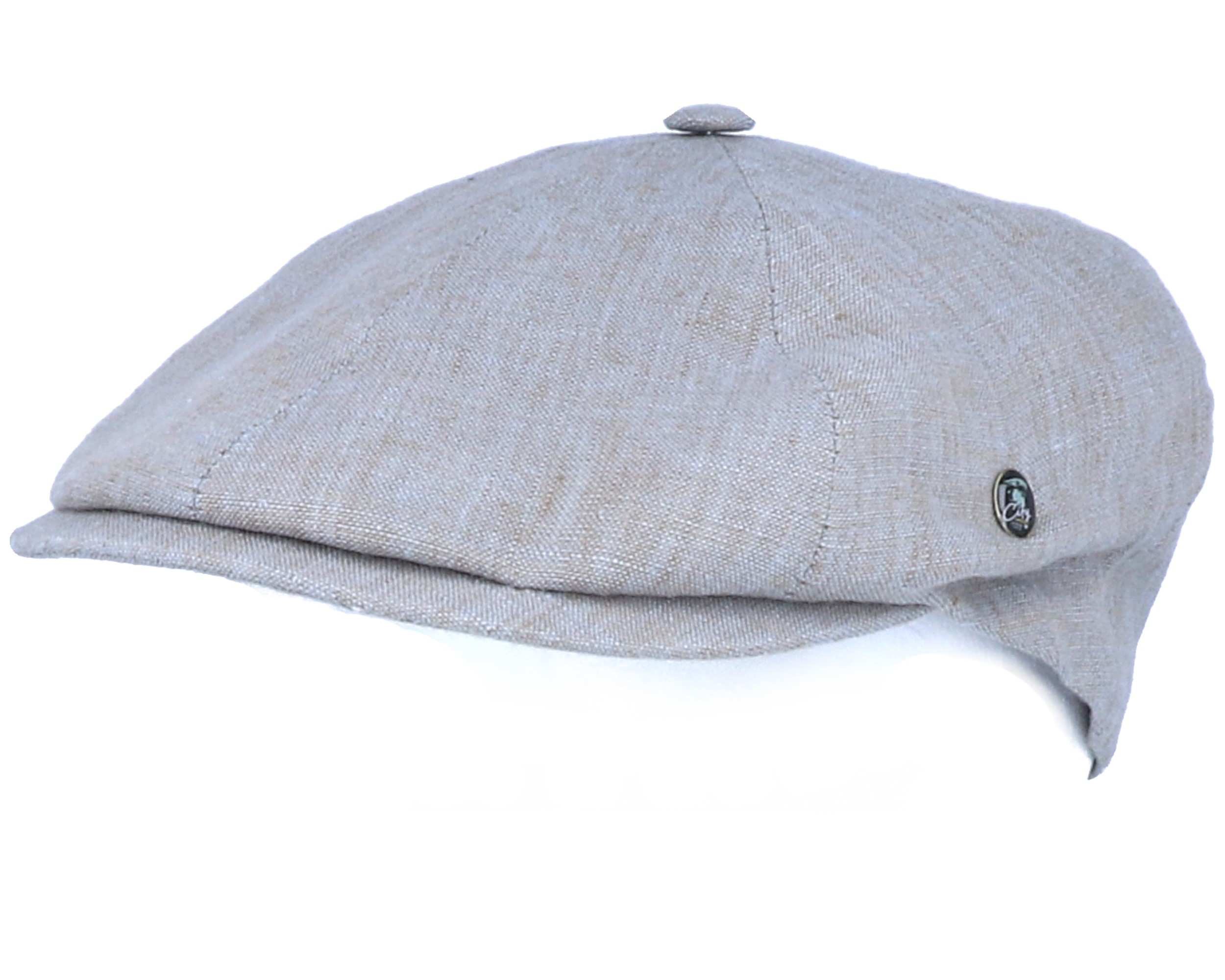 Stripe Beige Flat Cap City Sport caps