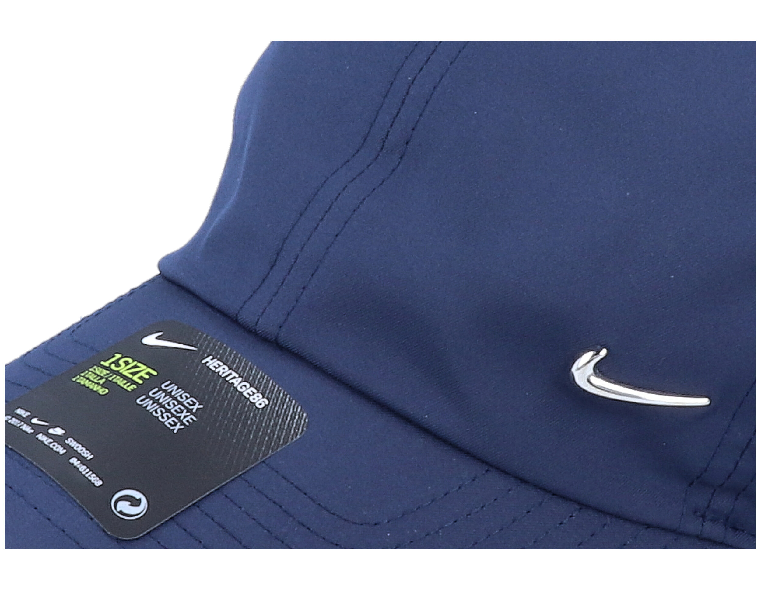 nike metal swoosh cap blue