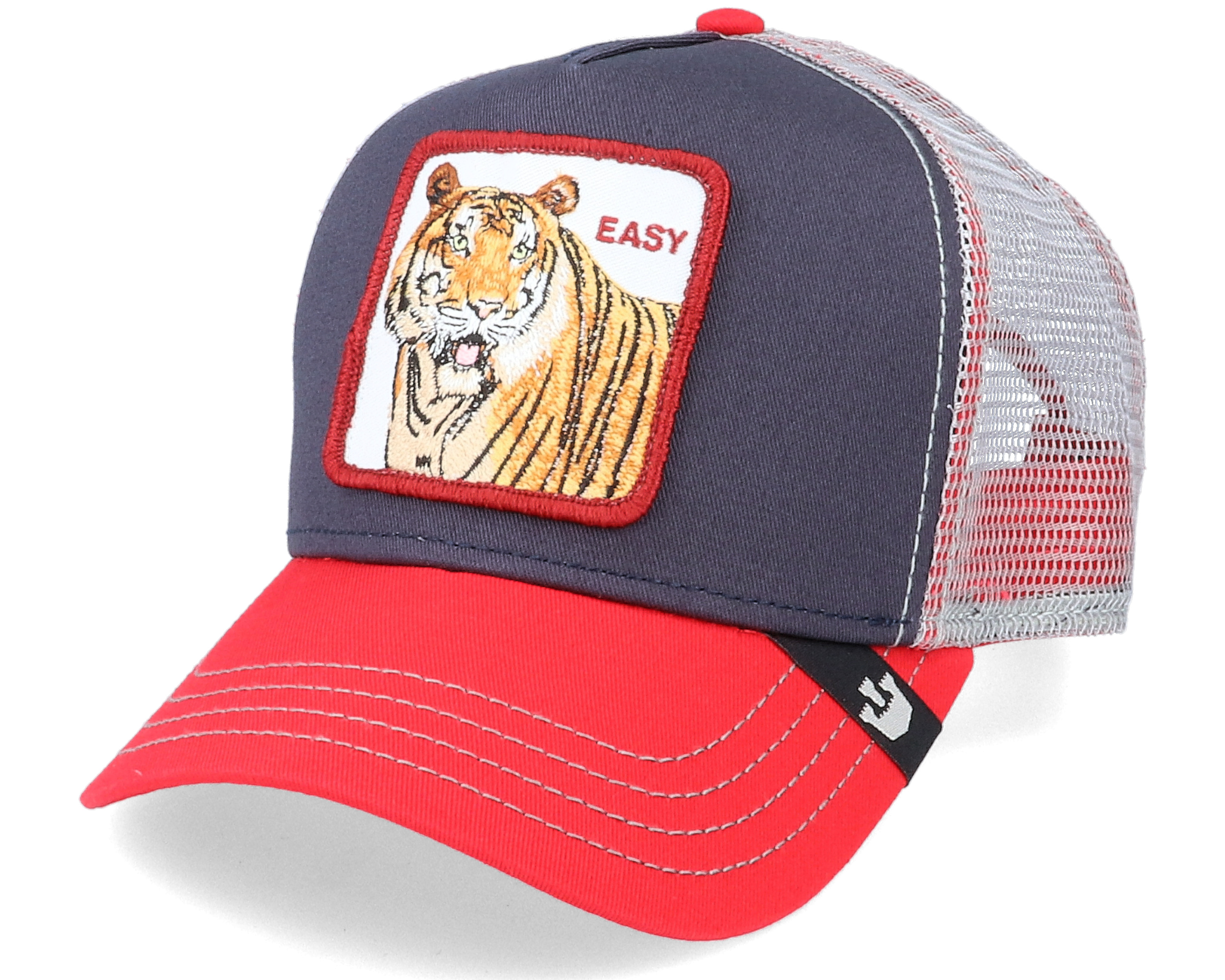 Easy Tiger Navy/Silver Trucker - Goorin
