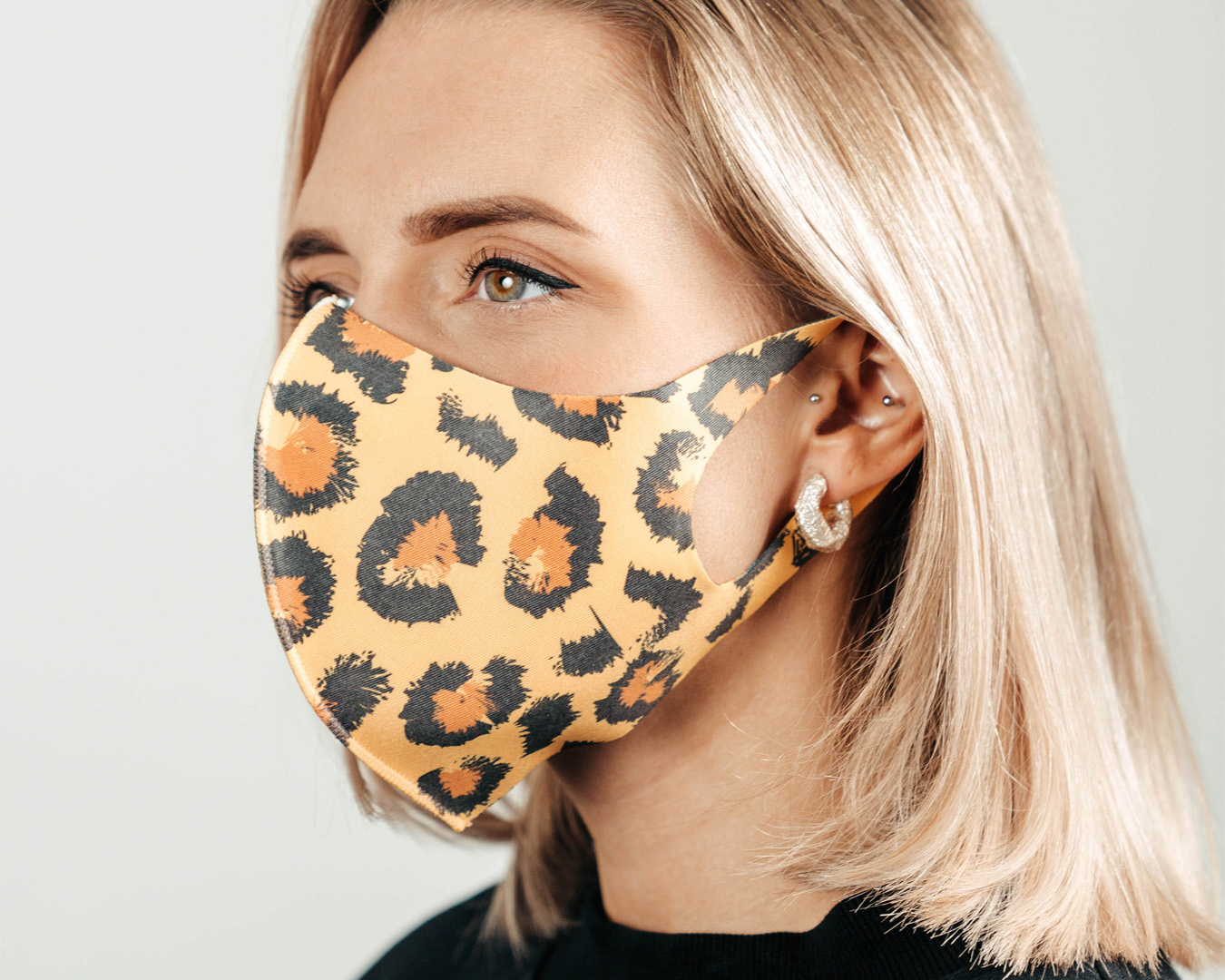1Pack Leopard Face Mask Zeri face mask Hatstore.fi