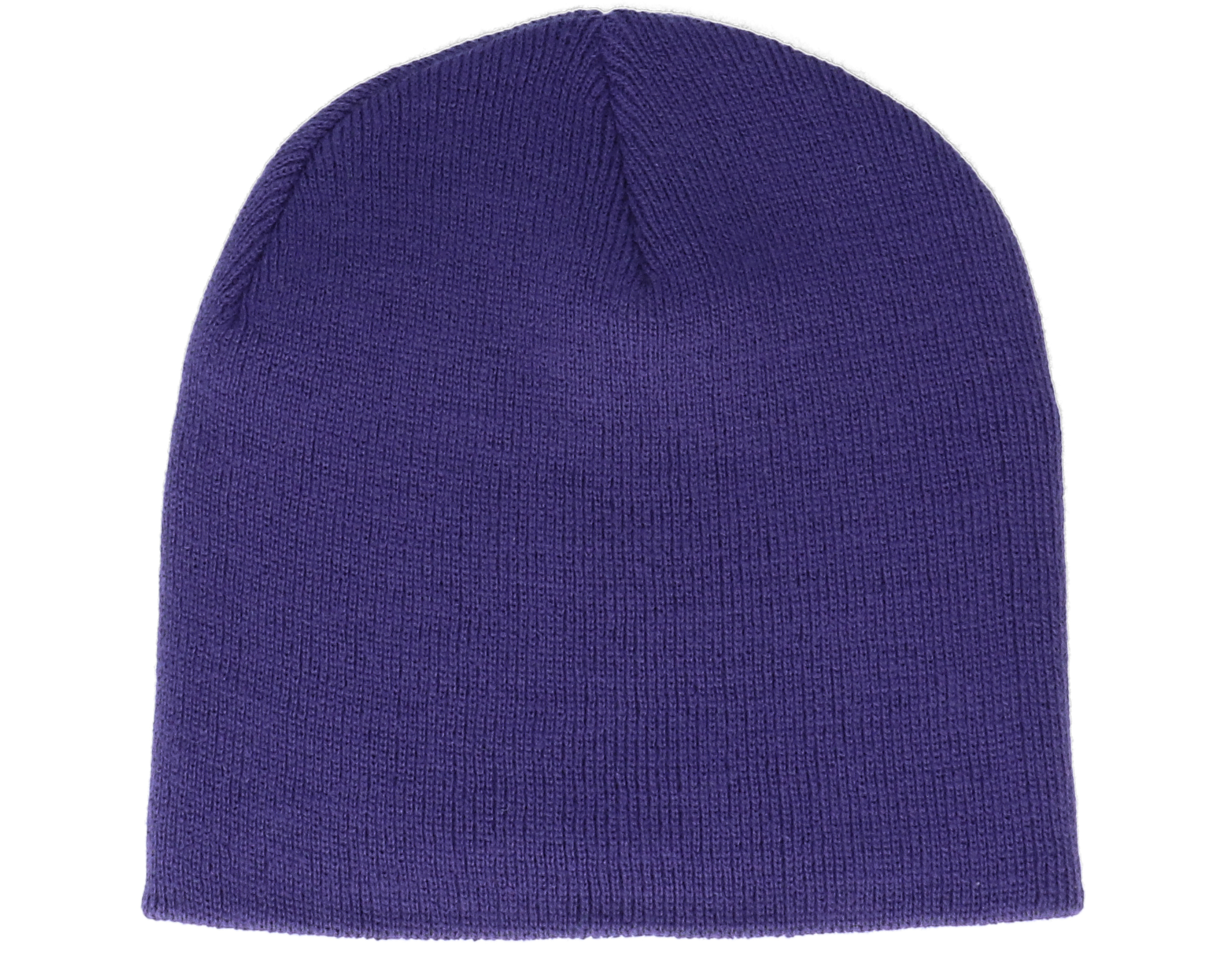 Knitted Purple Traditional Beanie Beanie Basic beanies