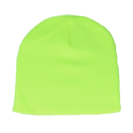 yellow fleece beanie