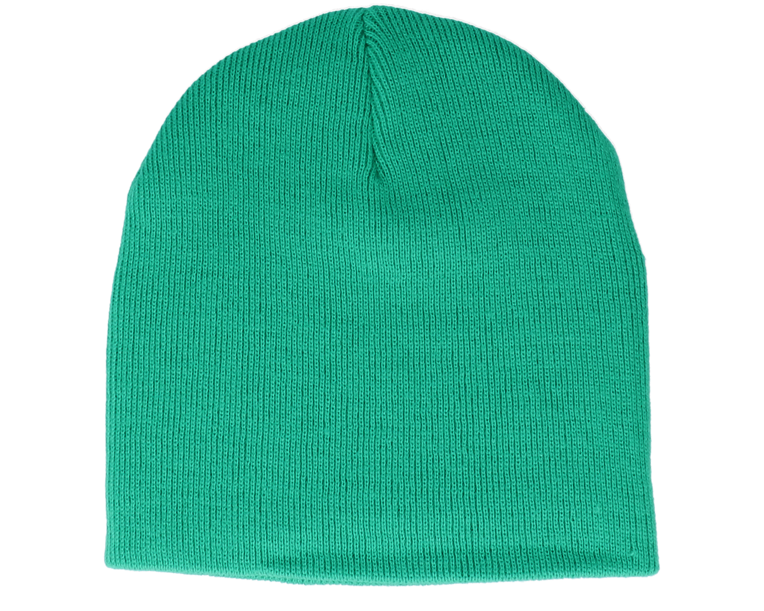 green chunky beanie