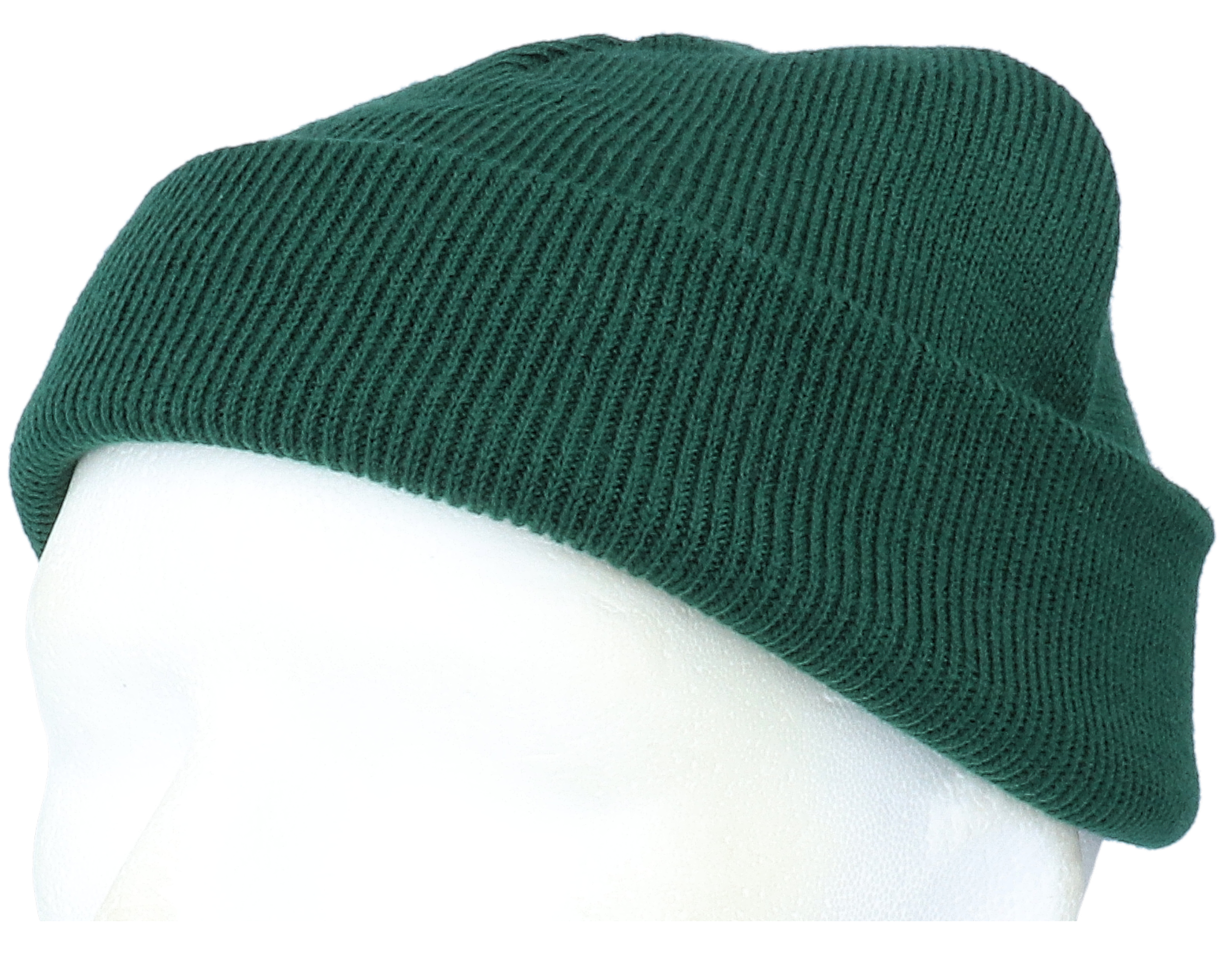Bottle Green Short Beanie Beanie Basic Krótkie czapki Czapkę Hatstore