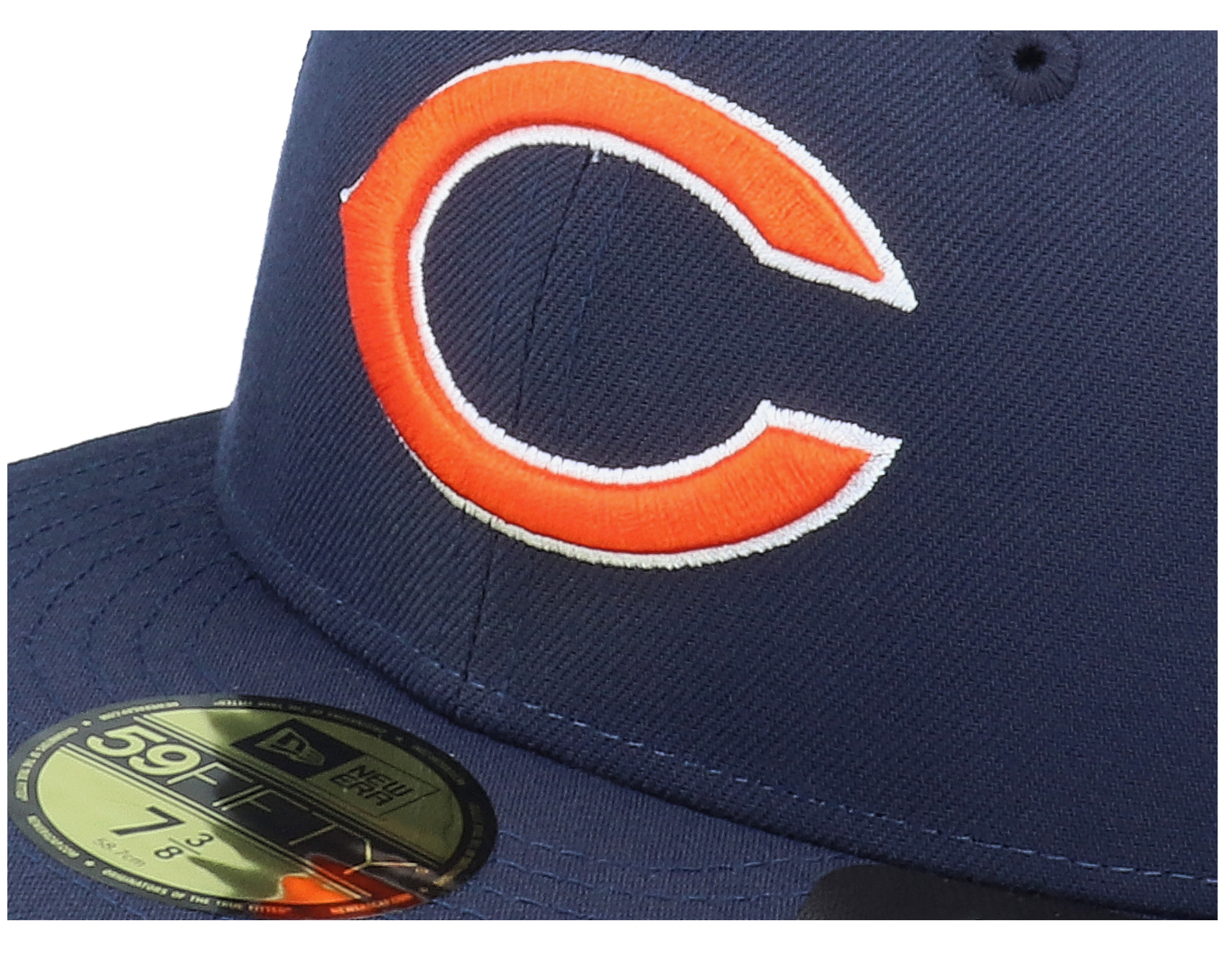 Chicago Bears Retro Sports 59Fifty OTC Navy Fitted New Era caps