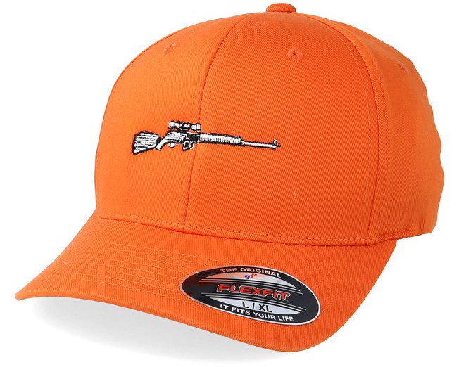 flexfit blaze orange hat
