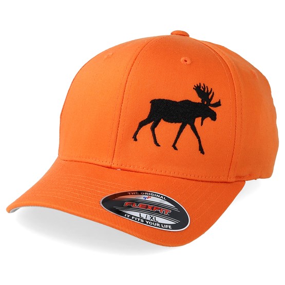 flexfit blaze orange hat